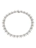 Anabela Chan 18K white gold Candy Fleur-De-Lys diamond necklace - Silver