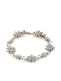 Anabela Chan 18K yellow gold Daisy diamond and freshwater pearl bracelet - Silver