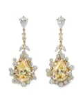 Anabela Chan 18kt gold vermeil Canary Spectra diamond earrings