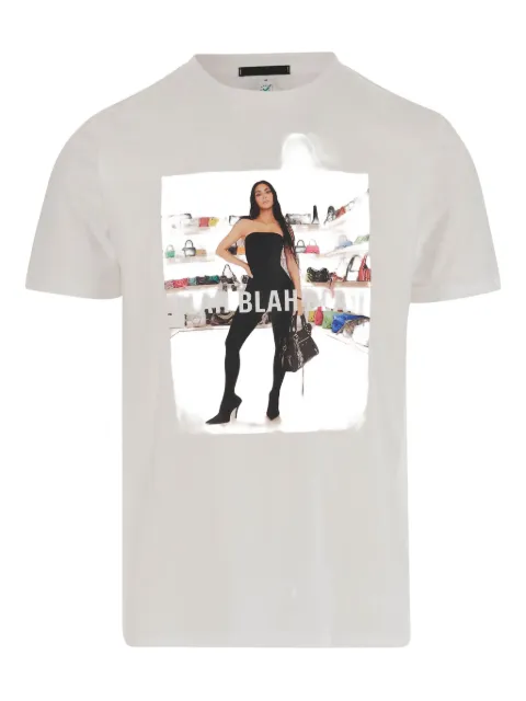 Black Score cotton T-shirt