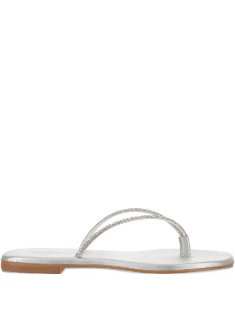 Kimaï leather flat sandals