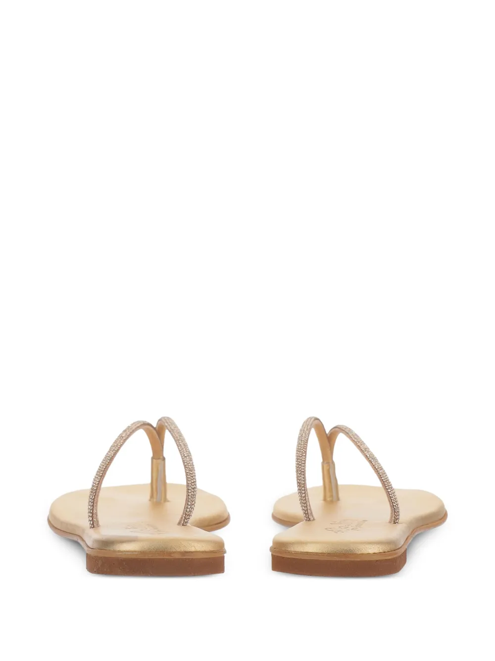 Kimaï rhinestone-embellished sandals Brown