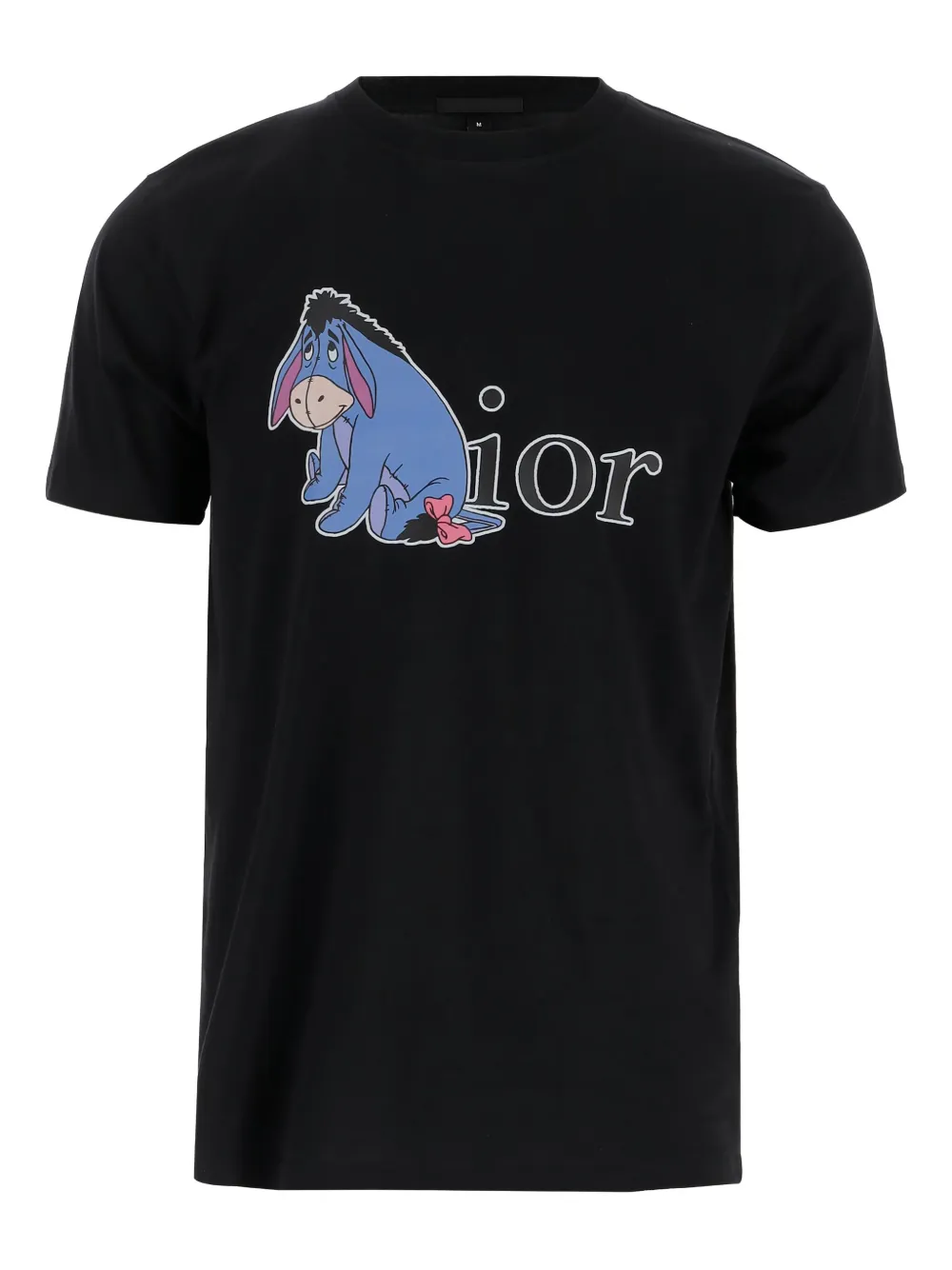 Black Score T-shirt met grafische print Zwart