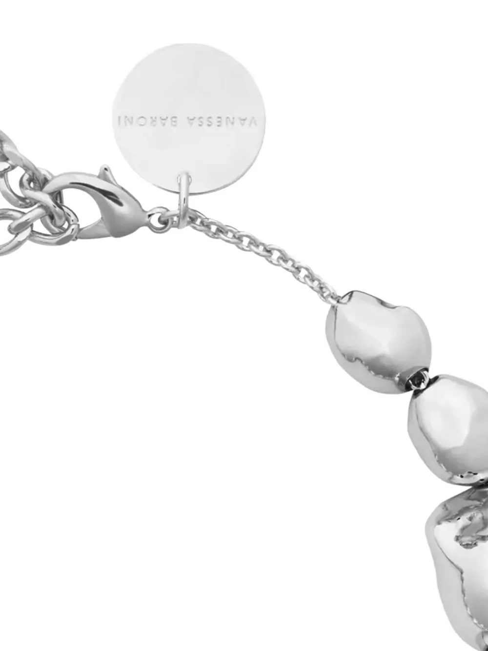 Vanessa Baroni pearl-embellished necklace - Zilver