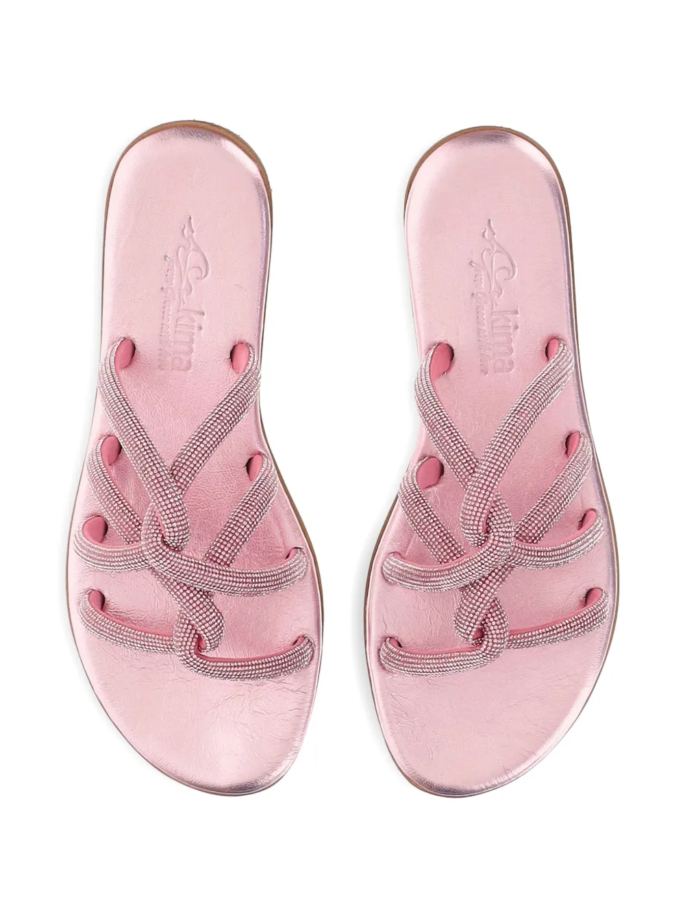 Kimaï rhinestone-embellished sandals Pink