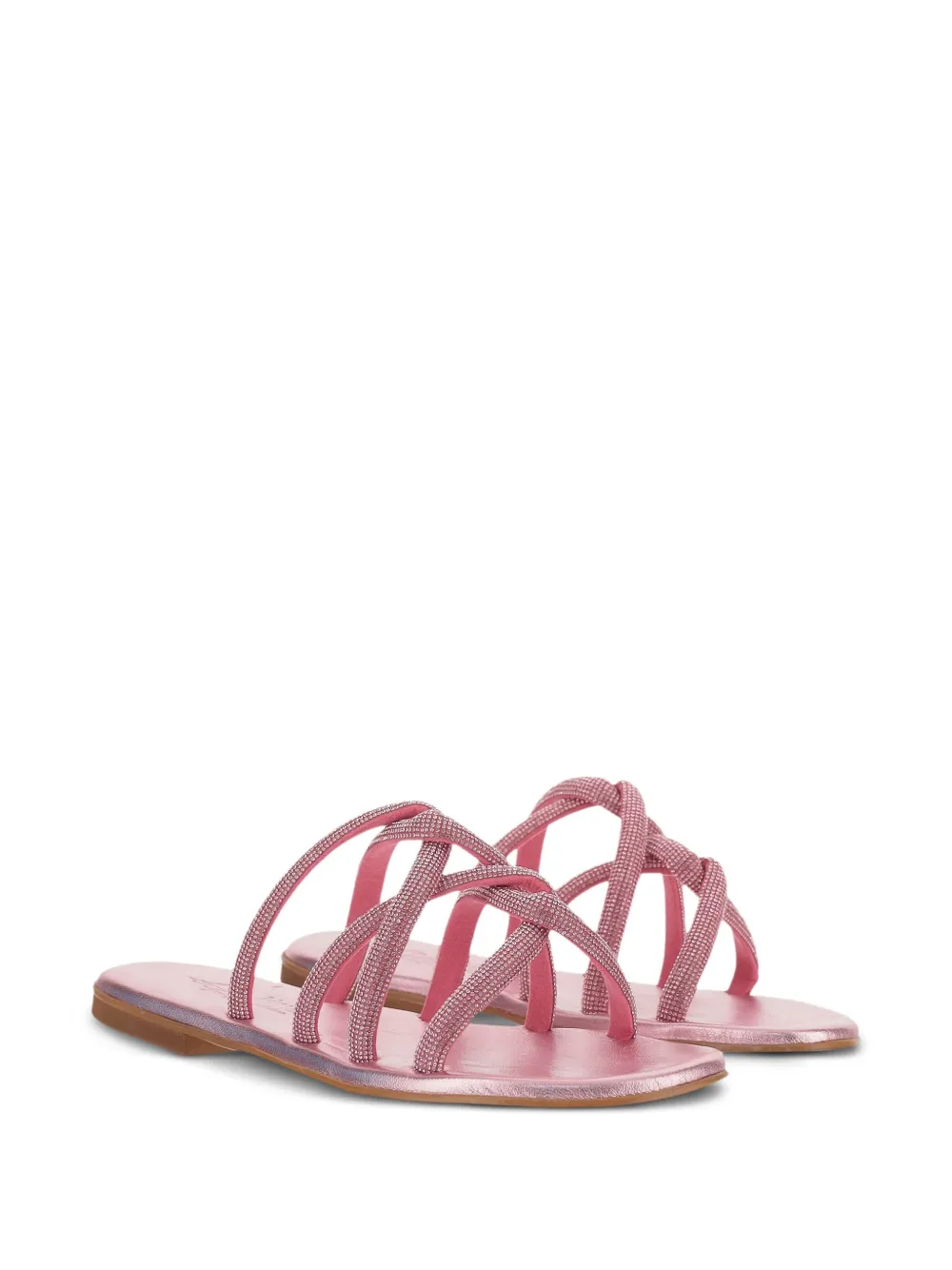 Kimaï rhinestone-embellished sandals Pink