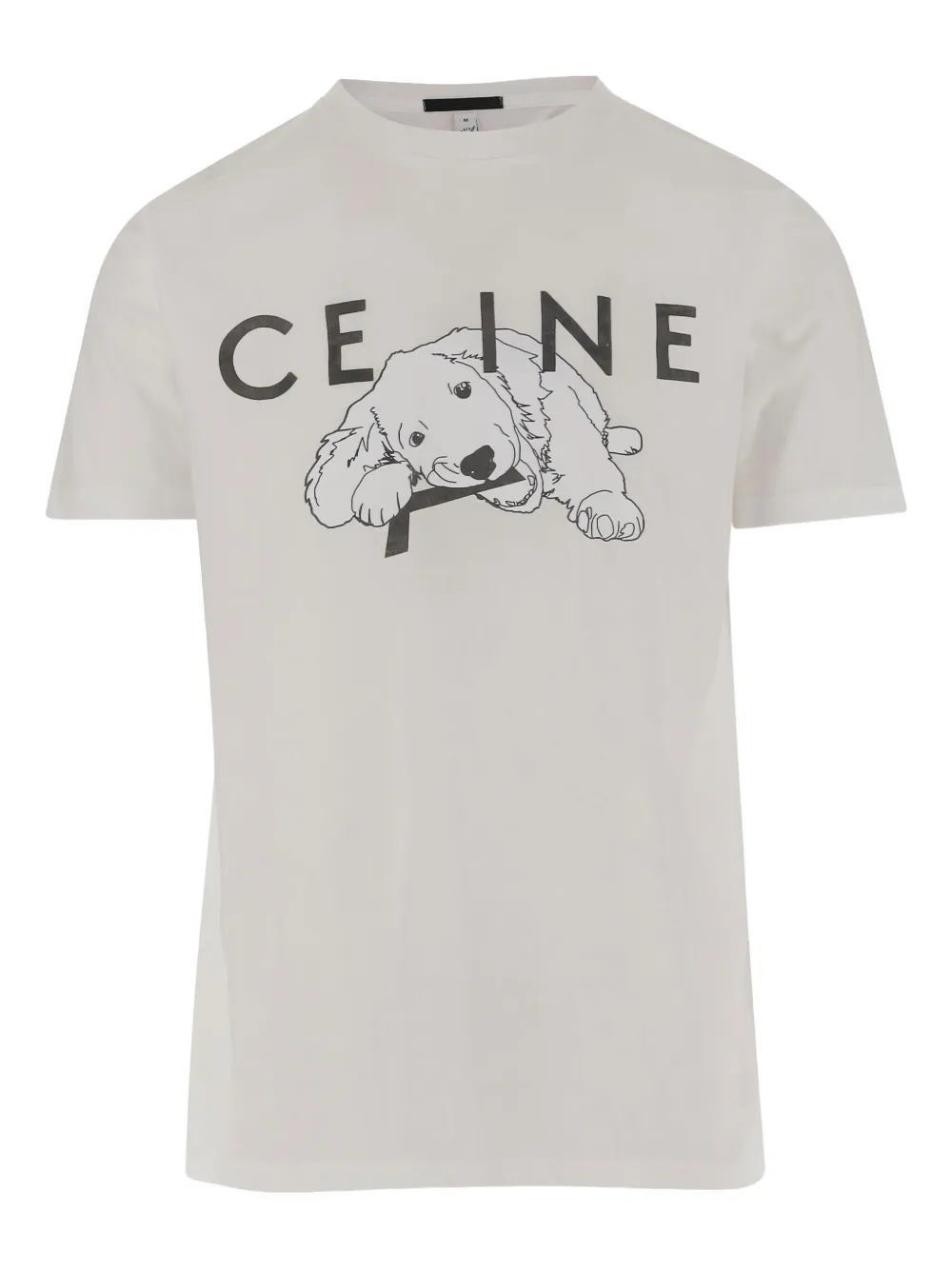 Black Score T-shirt van biologisch katoen Wit