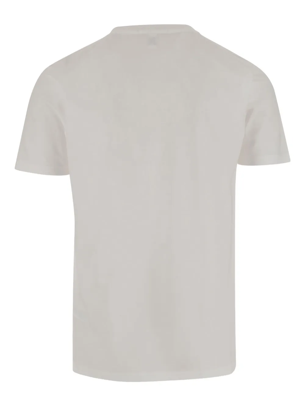 Black Score organic cotton T-shirt - Wit