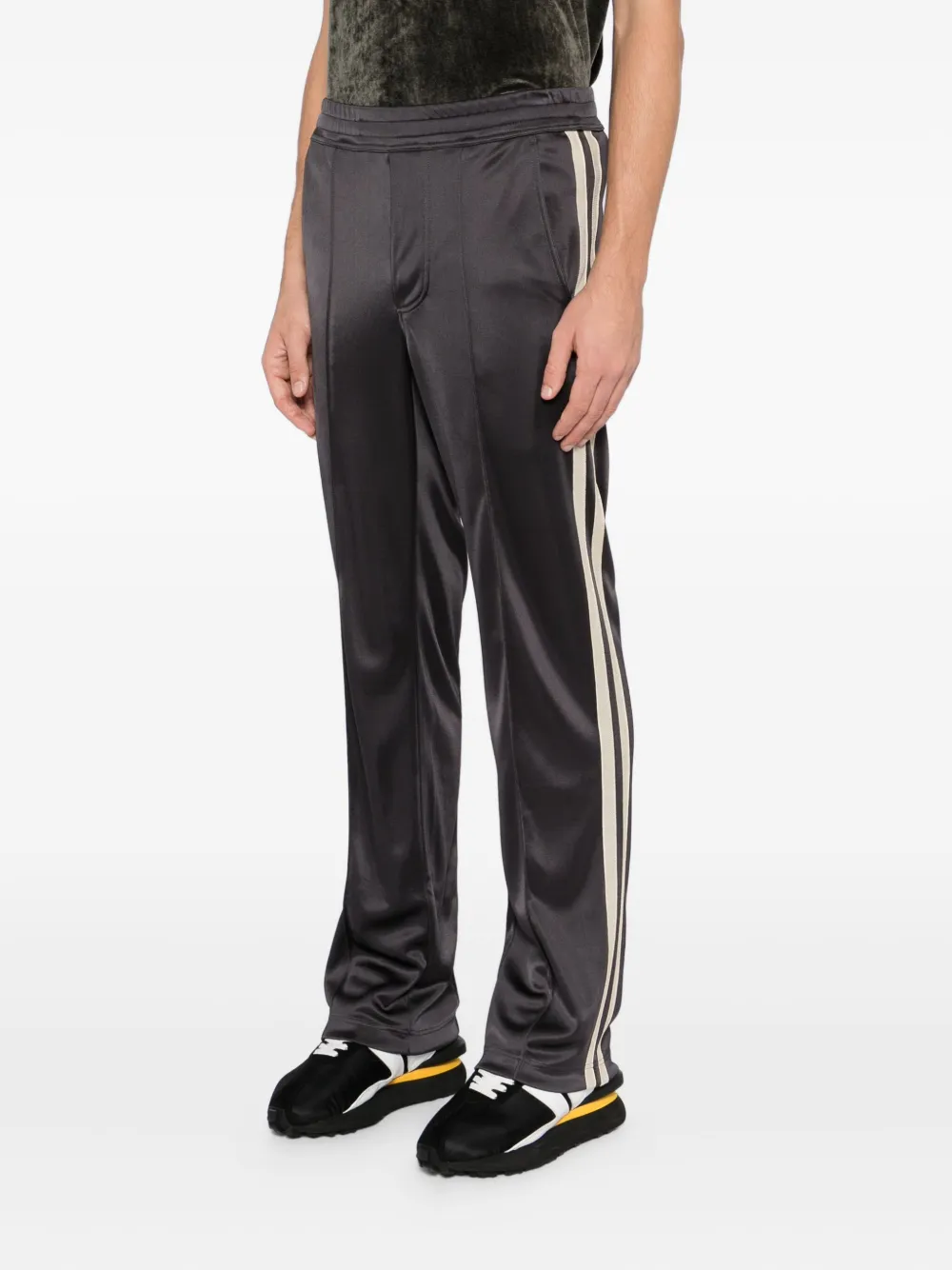 Tom Ford Contrast-trim Track Pants In Black