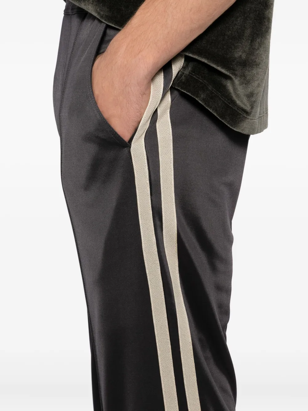 Tom Ford Contrast-trim Track Pants In Black