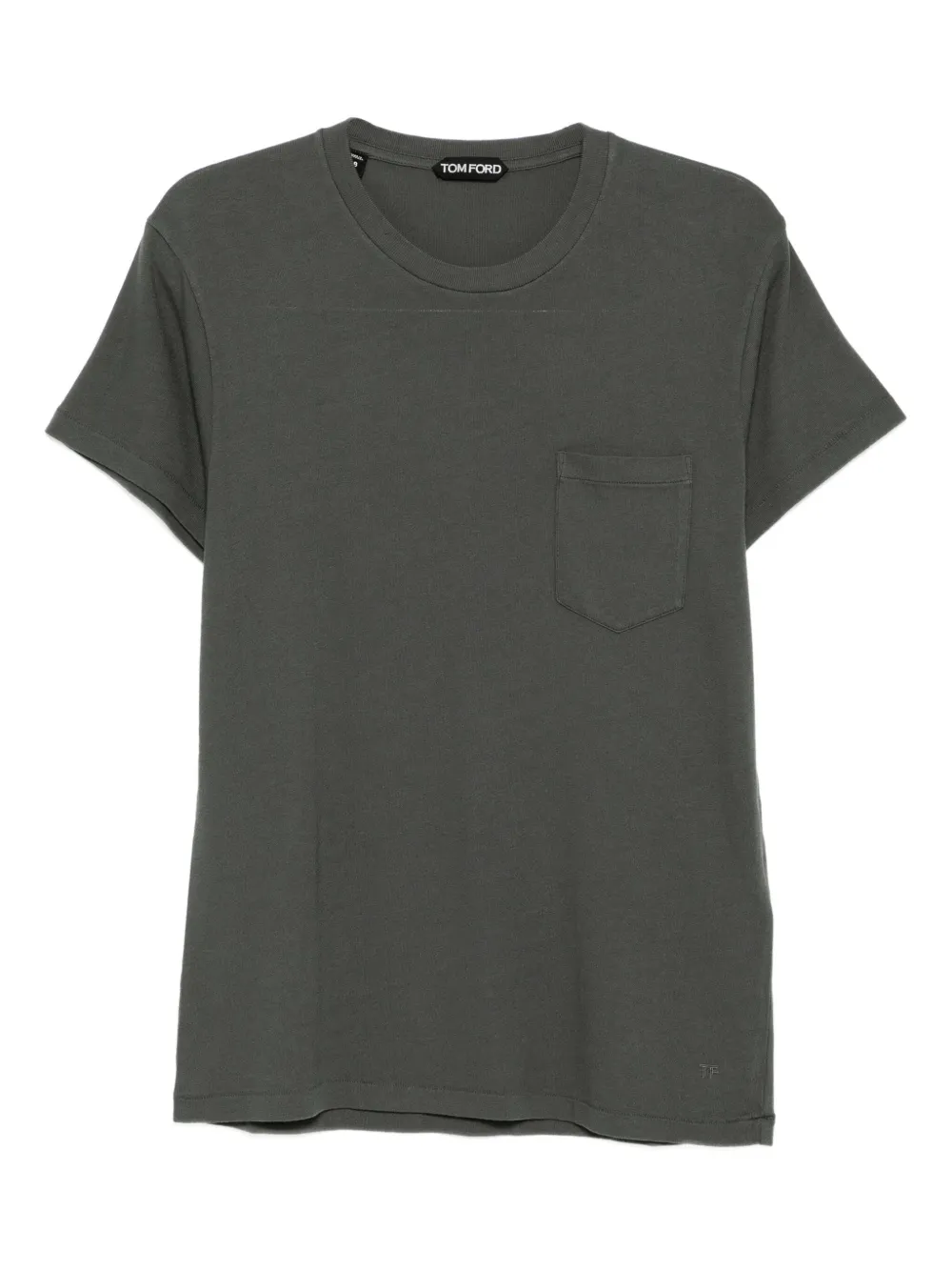 TOM FORD cotton T-shirt - グレー TOM FORD cotton T-shirt - グレー