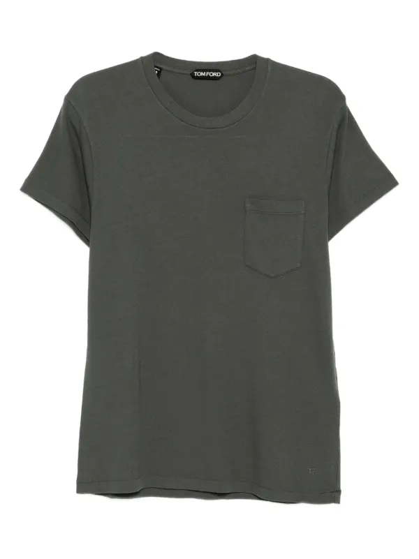 Tom Ford Cotton T-shirt in Grey