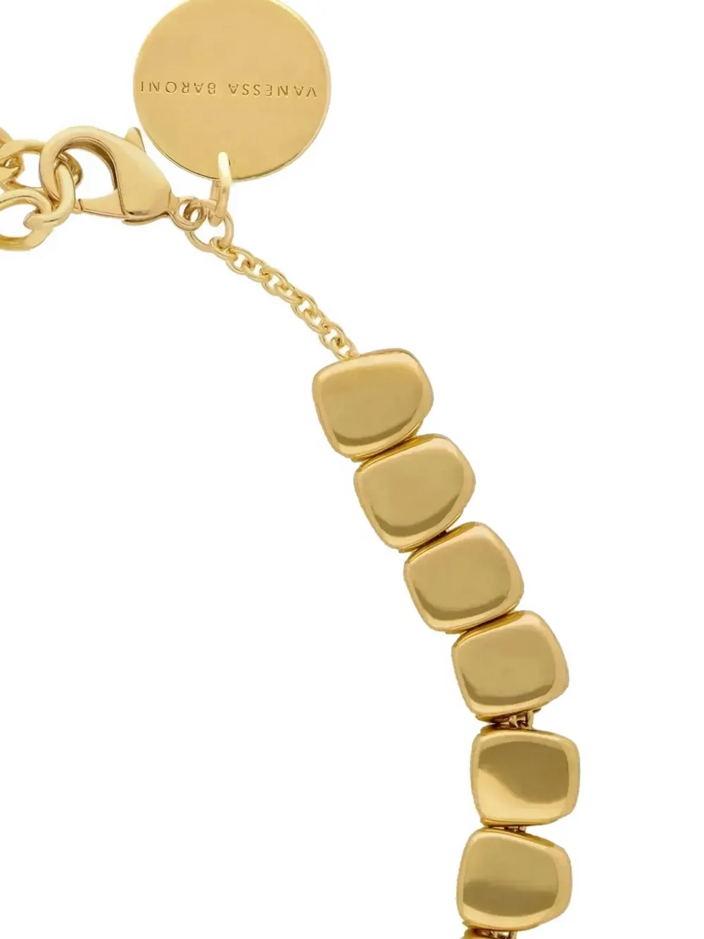 Vanessa Baroni Organic Shape necklace - Goud