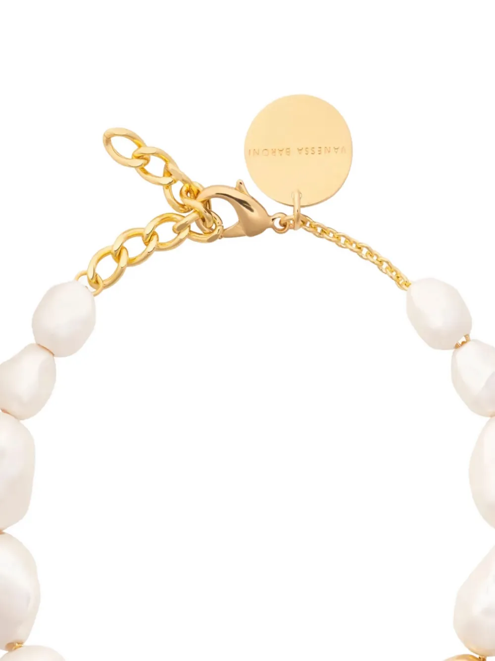 Vanessa Baroni pearl-detailed necklace - Goud
