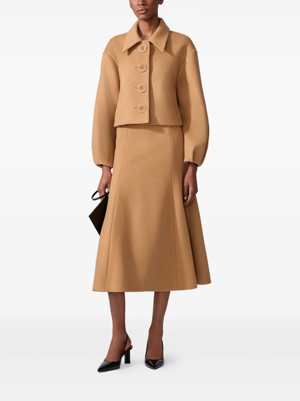Carolina Herrera cropped wool jacket | Varsity Jackets | Image 2