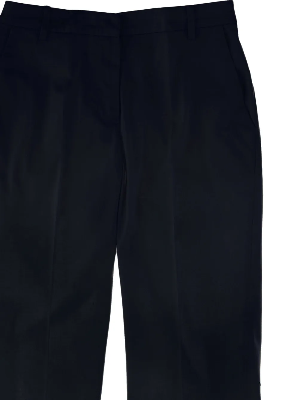 EMMA E GAIA pressed-crease trousers - Blauw