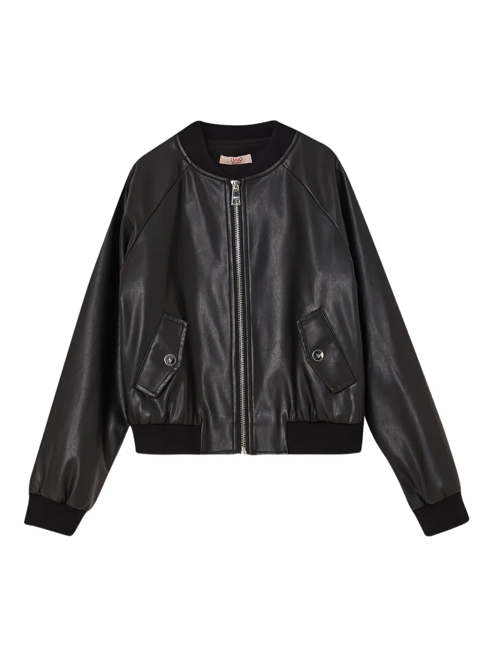 Liu Jo Kids zip-up bomber jacket | Black | Image 1