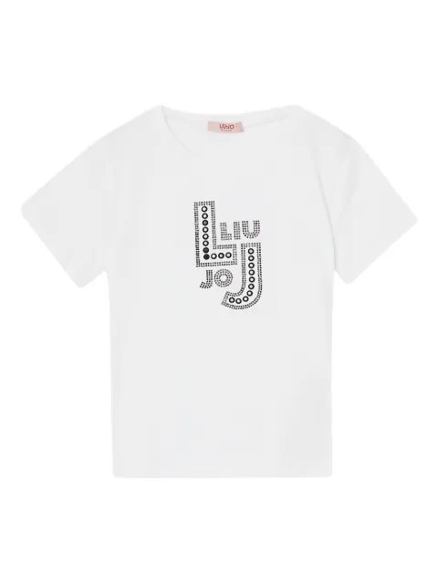 Liu Jo Kids playera con logo estampado