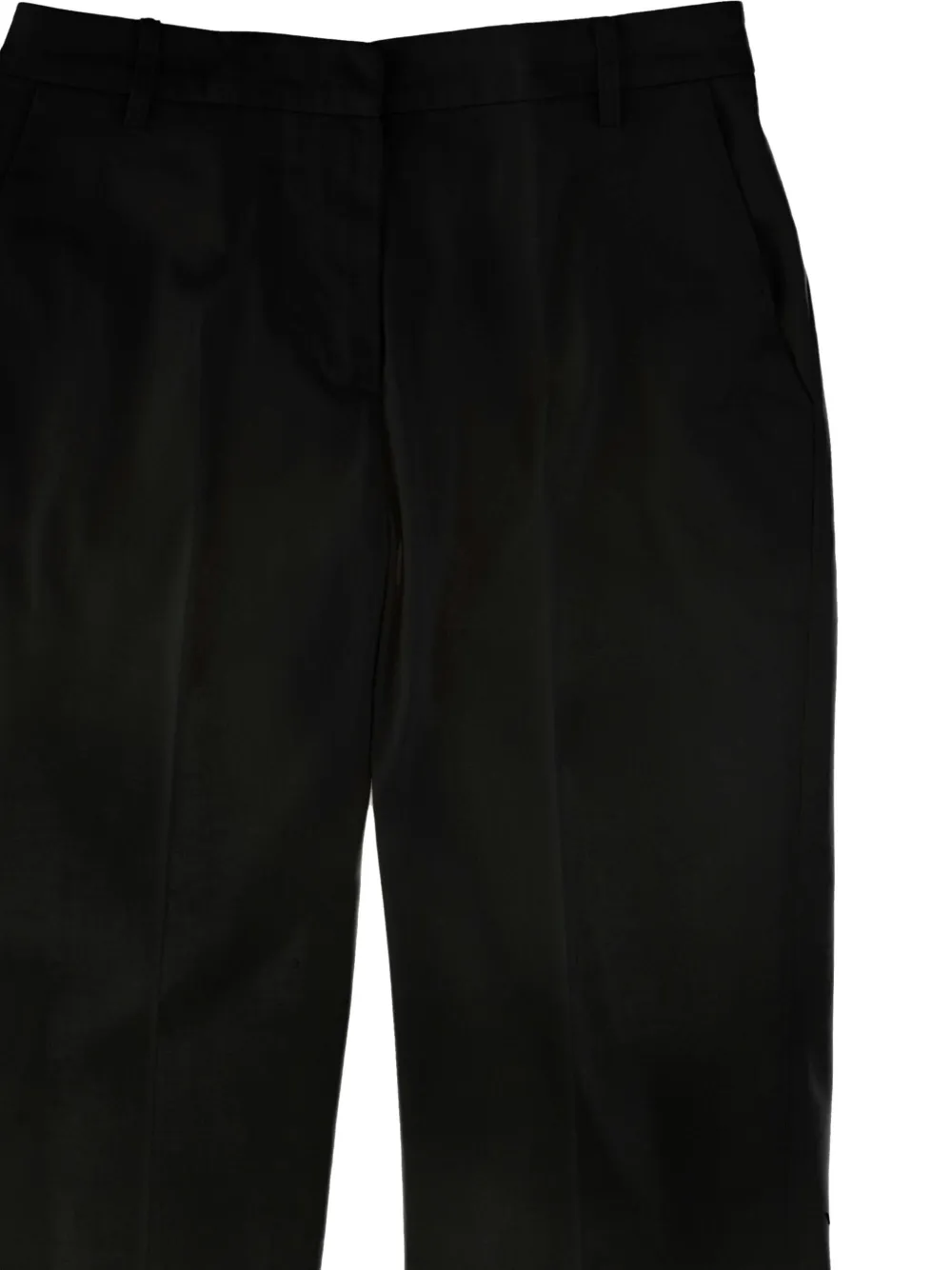 EMMA E GAIA cotton trousers - Zwart