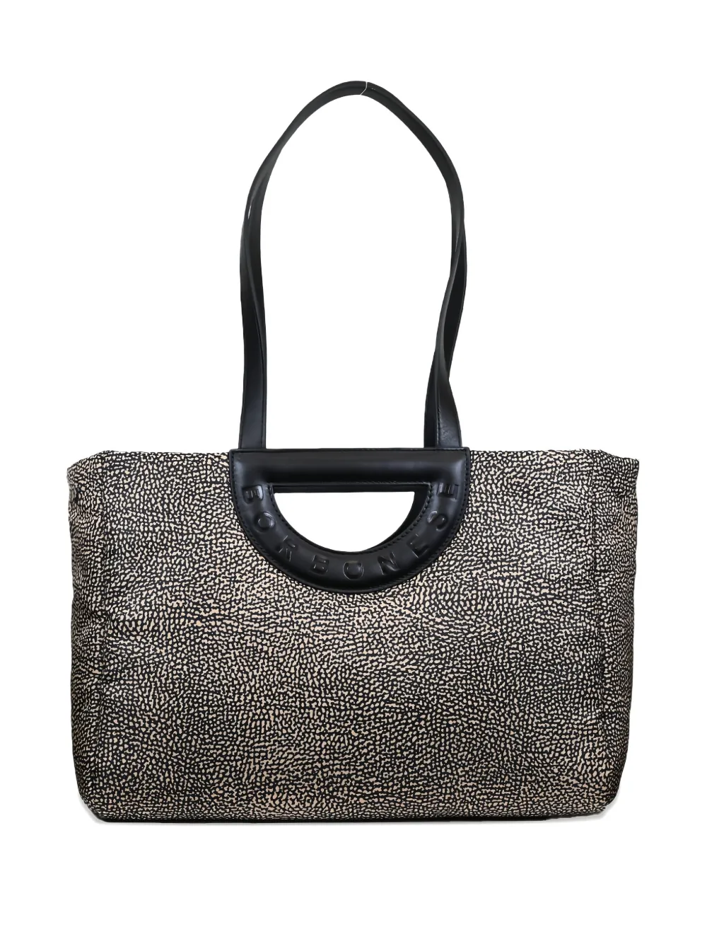 Borbonese large Bouche Shopper tote bag | neutro | Image 1