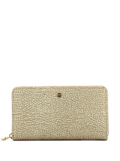 Borbonese leather zip-around wallet