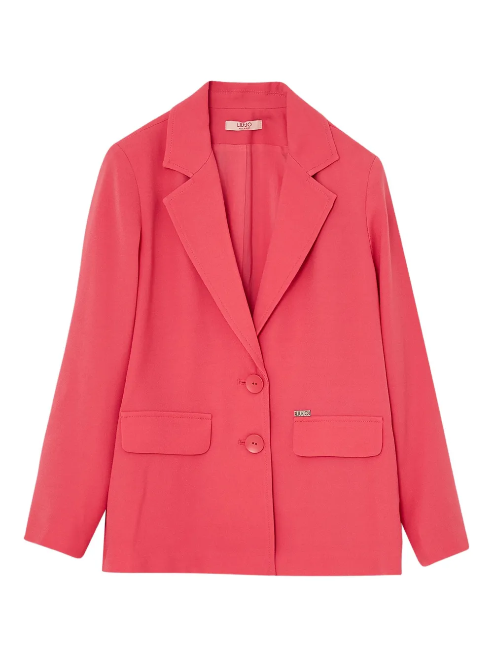 Liu Jo Kids Blazer met enkele rij knopen Rood