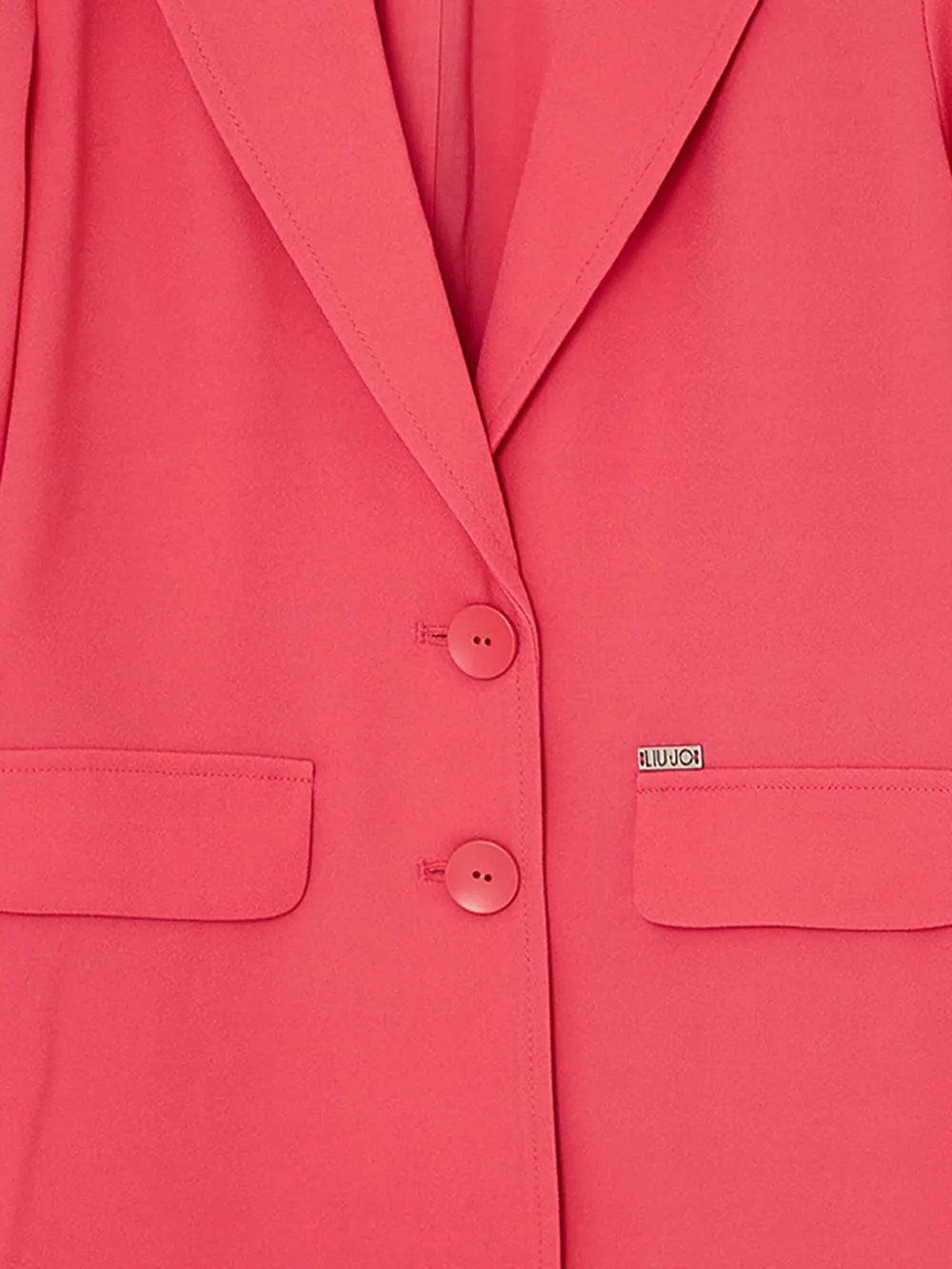 Liu Jo Kids Blazer met enkele rij knopen Rood