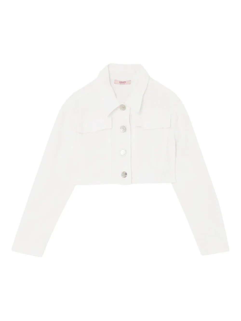 LIU •JO CROPPED DENIM JACKET