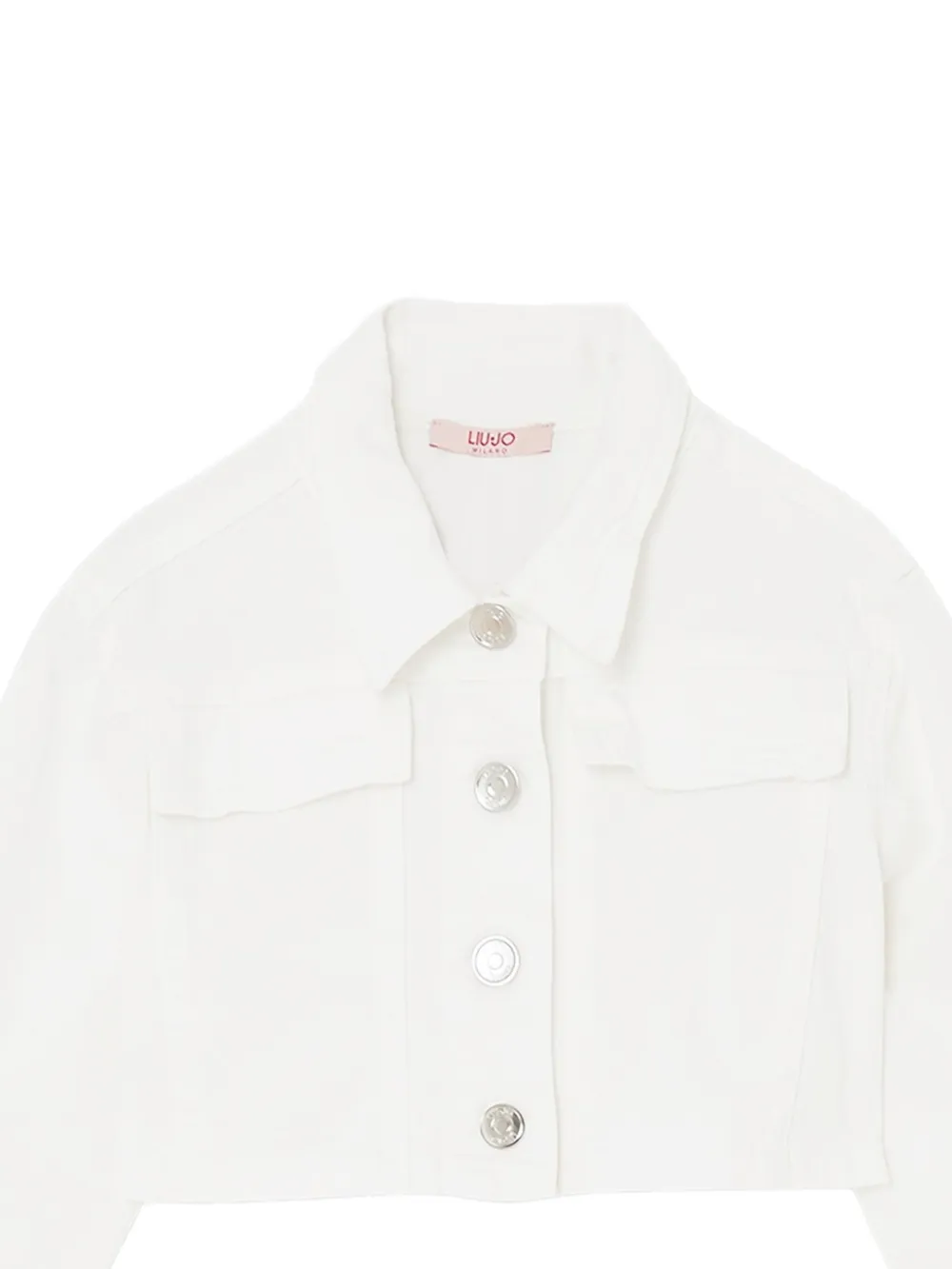LIU •JO CROPPED DENIM JACKET