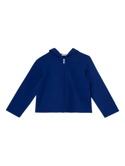 Liu Jo Kids crystal-embellished zip-up hoodie