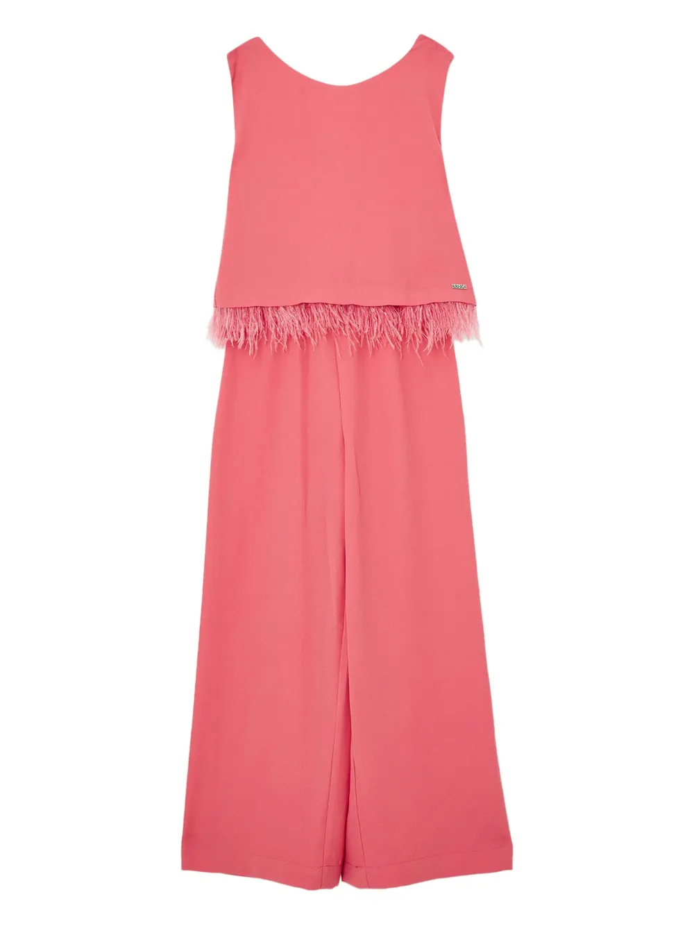 Liu Jo Kids Jumpsuit met franje Rood