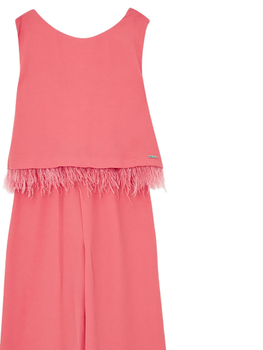 Liu Jo Kids Jumpsuit met franje Rood