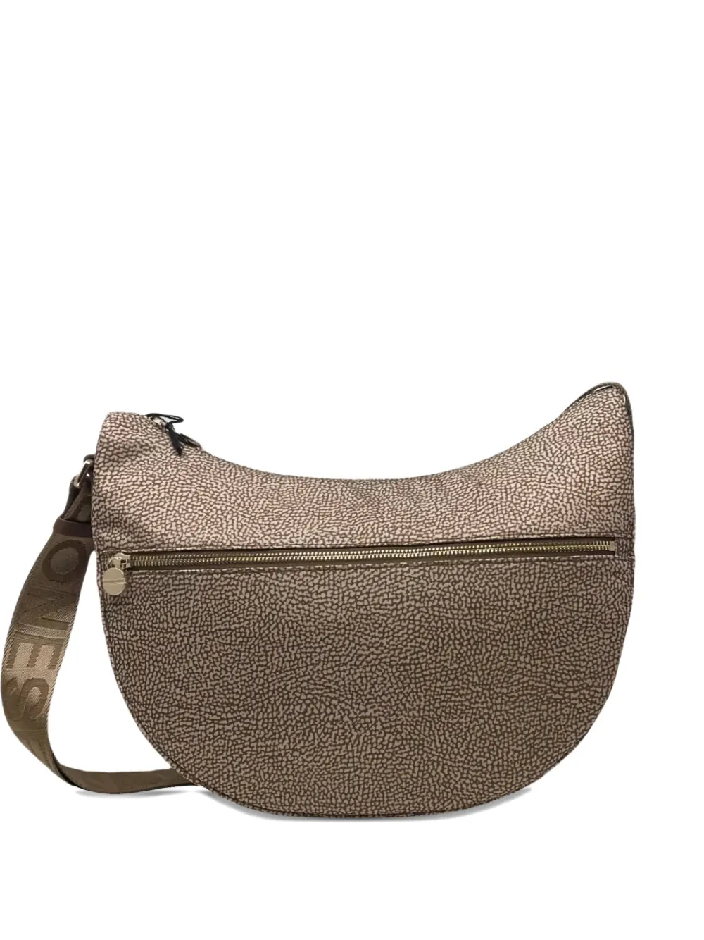 Borbonese leather cross body bag | Neutrals | Image 1