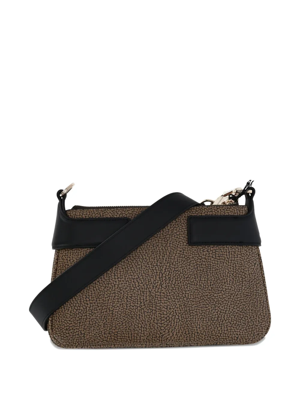 Borbonese Armor shoulder bag - Bruin