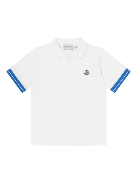 Moncler Enfant cotton polo shirt