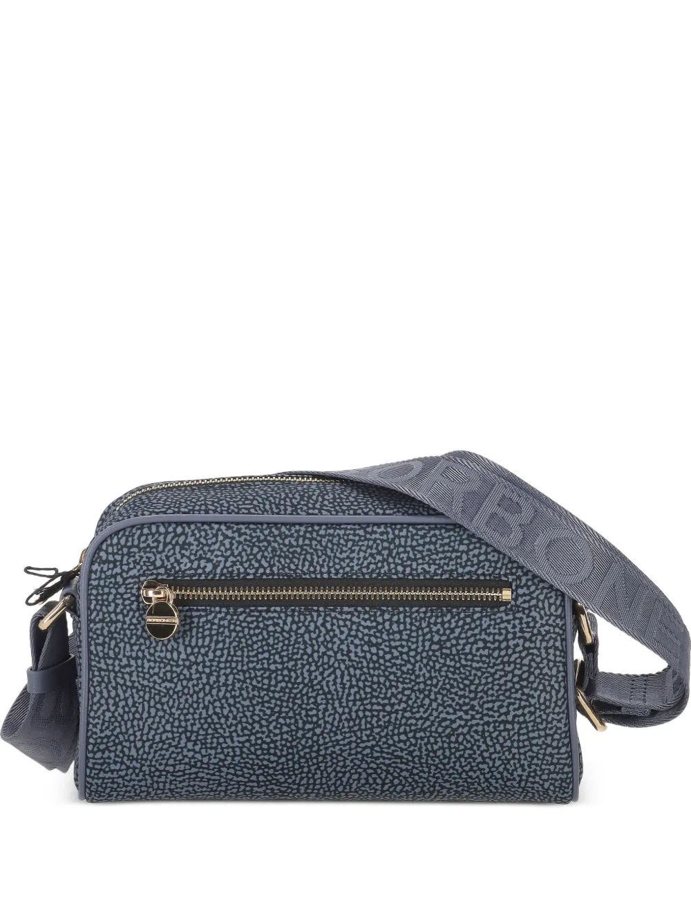 Borbonese denim crossbody bag | Blue | Image 1
