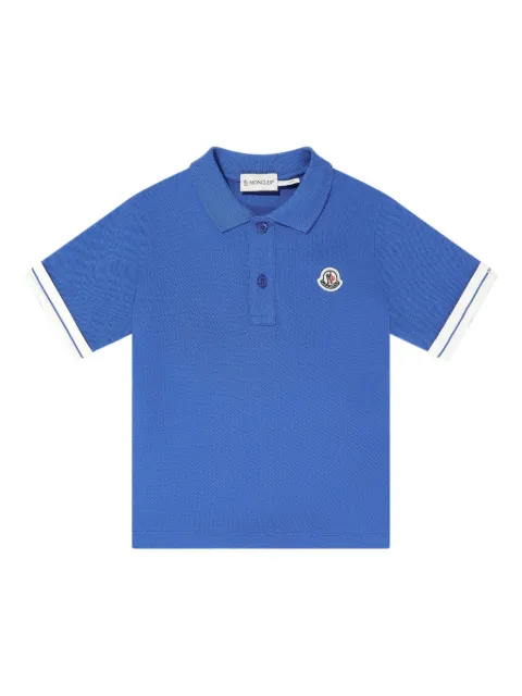 Moncler Enfant cotton polo shirt