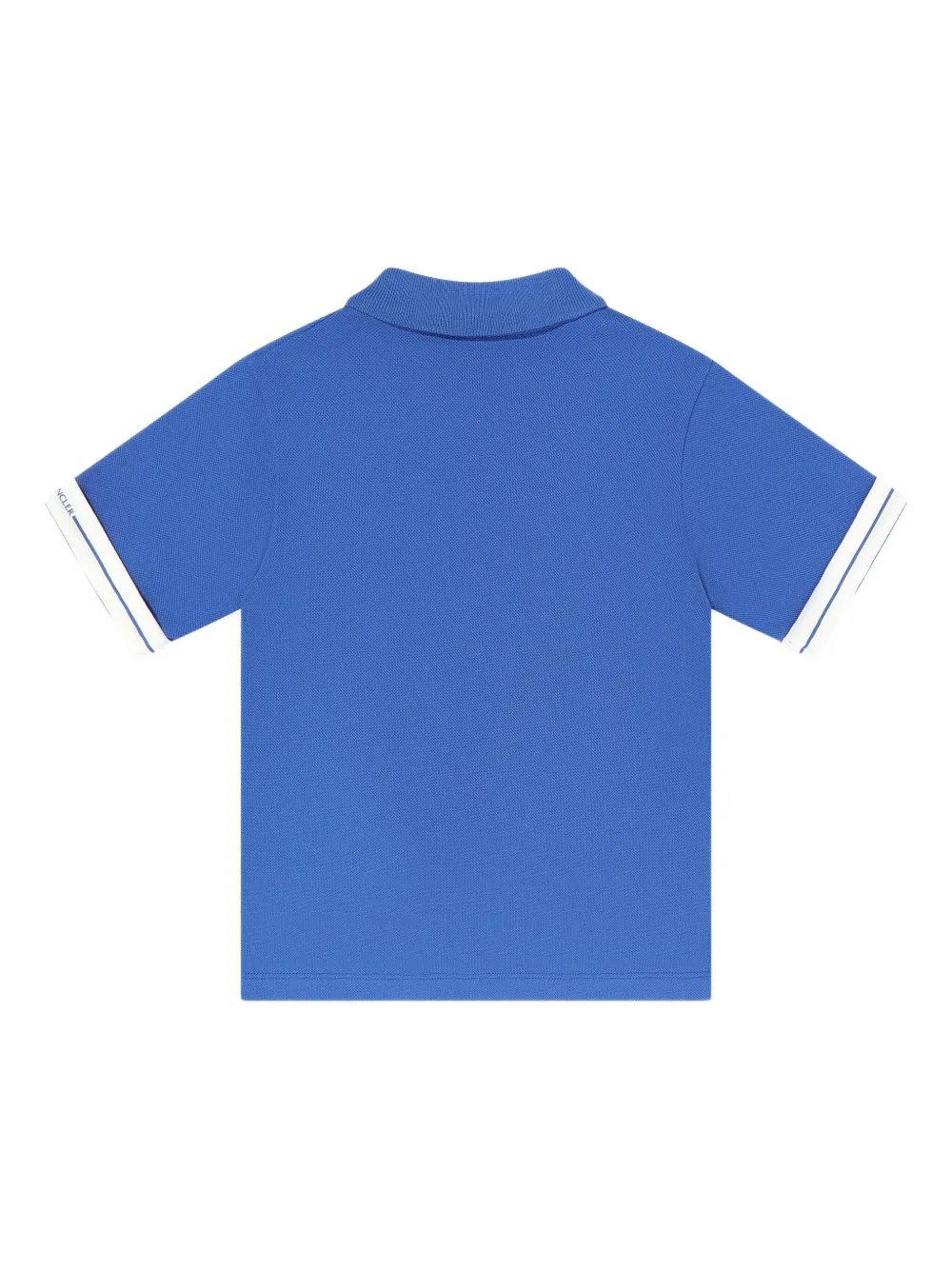 Moncler Enfant Katoenen poloshirt Blauw