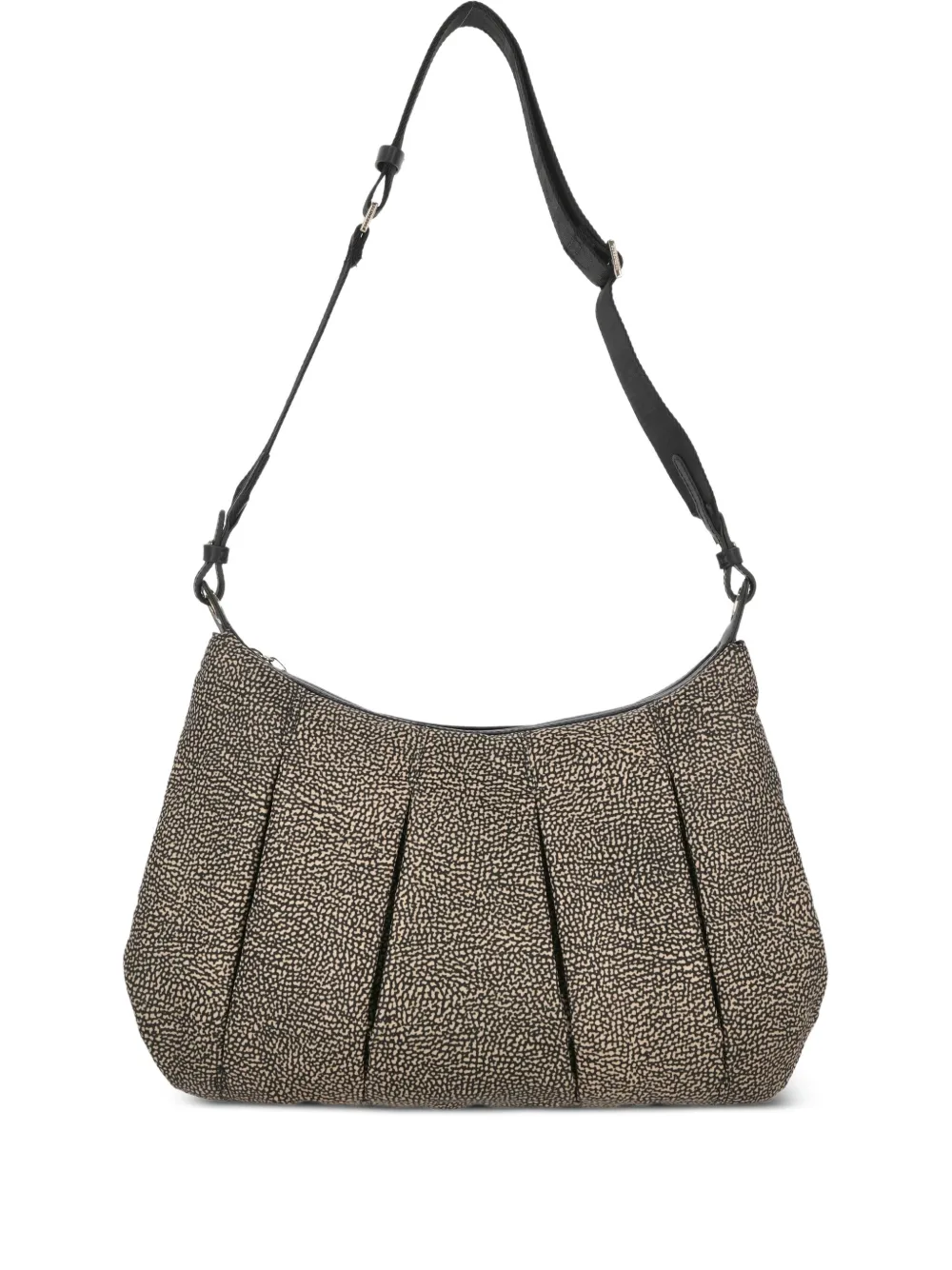 Borbonese Croissant Hobo ショルダーバッグ - ニュートラル Borbonese Croissant Hobo ショルダーバッグ - ニュートラル