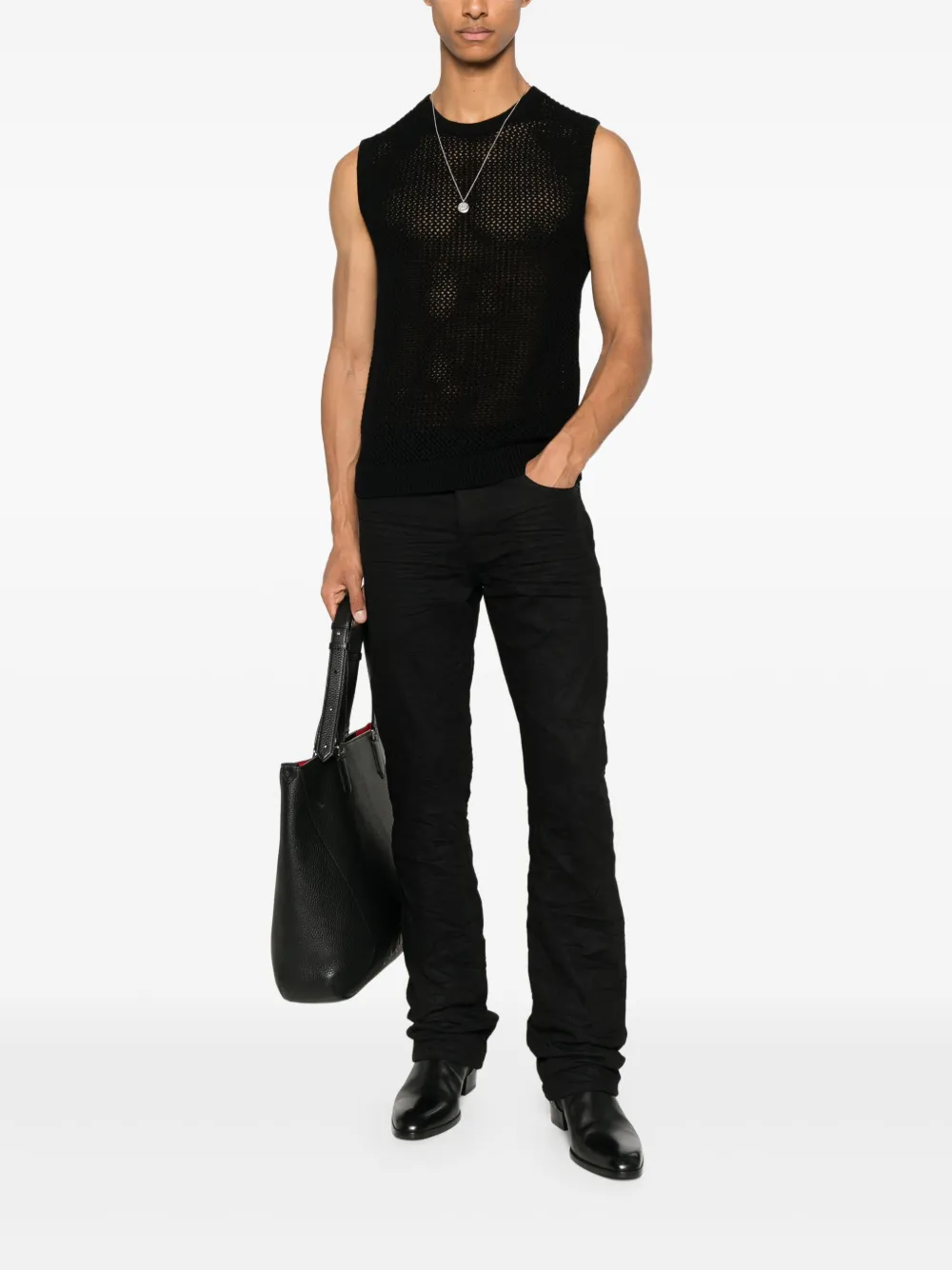 John Varvatos top con cuello redondo | Chalecos y camisetas | Image 2