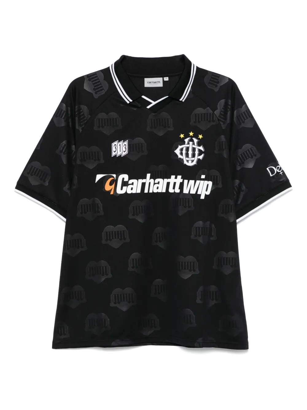 Carhartt WIP Hartt's football jersey - ブラック Carhartt WIP Hartt's football jersey - ブラック