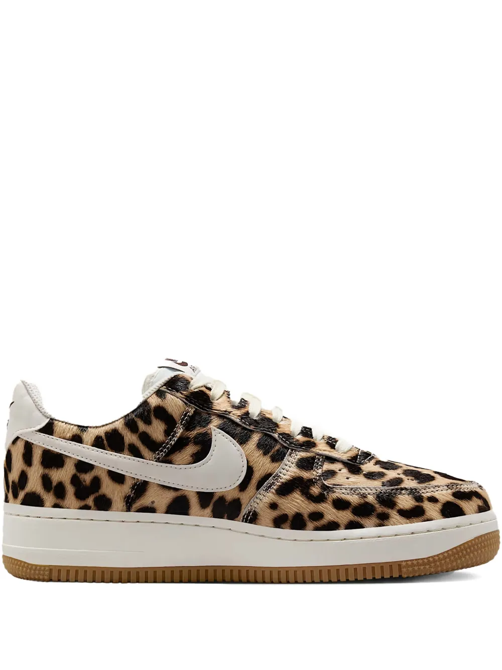 Nike Air Force 1 leopard-print low-top sneakers Brown
