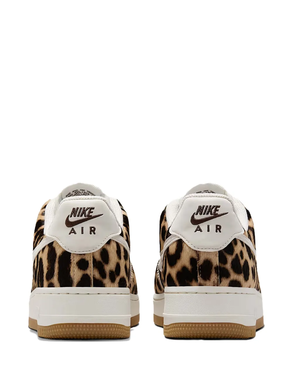 Nike Air Force 1 Leopard-print Low-top Sneakers