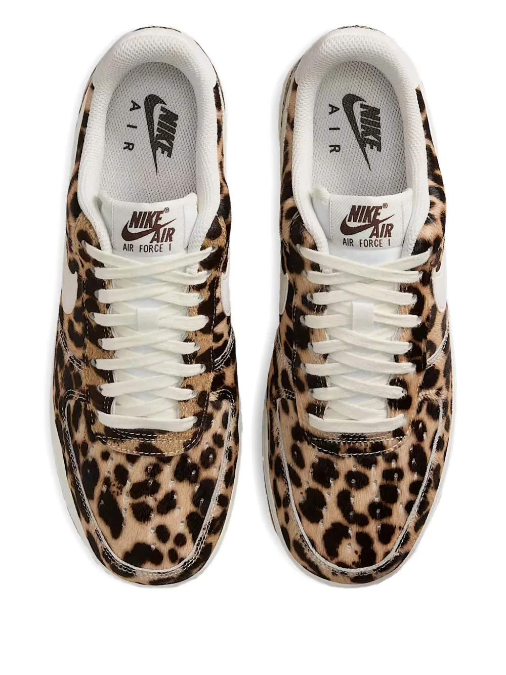 Nike Air Force 1 Leopard-print Low-top Sneakers