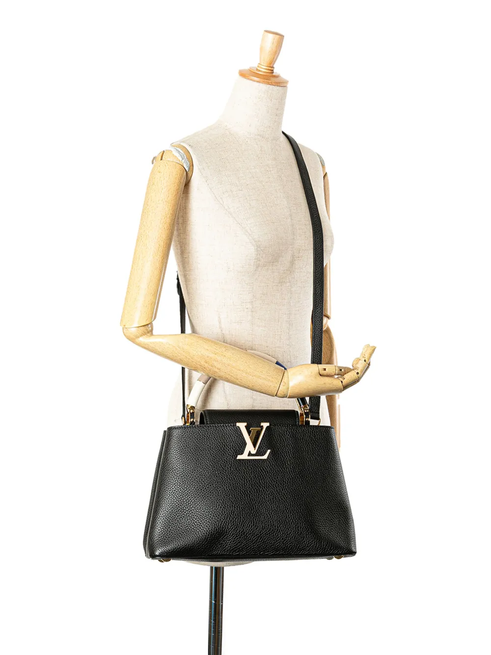 Louis Vuitton Pre-Owned 2021-2024 Taurillon Capucines MM satchel | Pre-Owned | Image 2