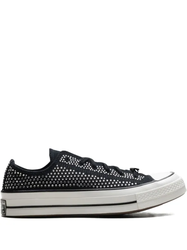 Converse x Swarovski Baskets Chuck 70 'Black/Vintage White/Egret' | Noir |  FARFETCH FR