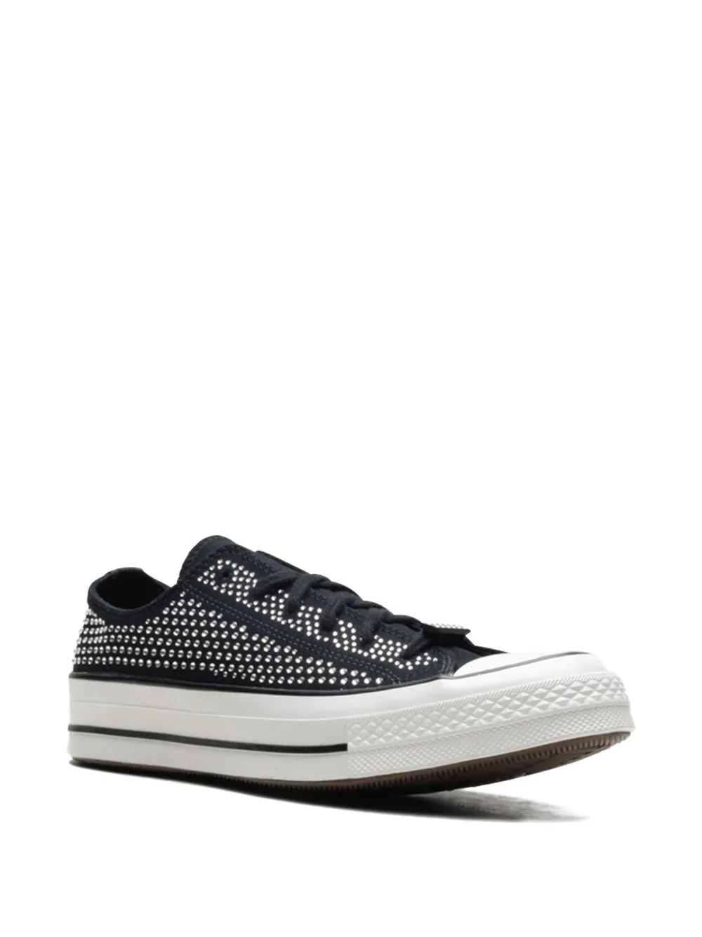 Converse x Swarovski Chuck 70 "Black Vintage White Egret" sneakers