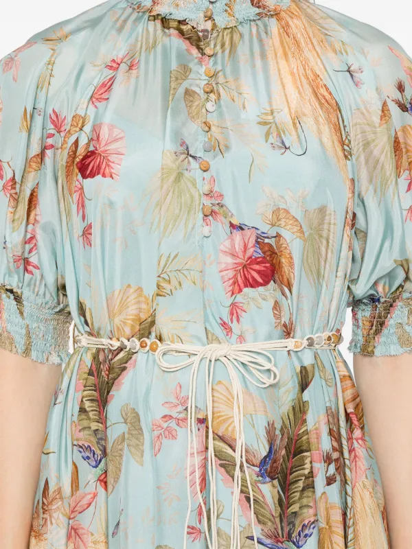 【Zimmermann】Ascension printed cotton maxi dress Ascension printed cotton maxi dress in multicoloured
