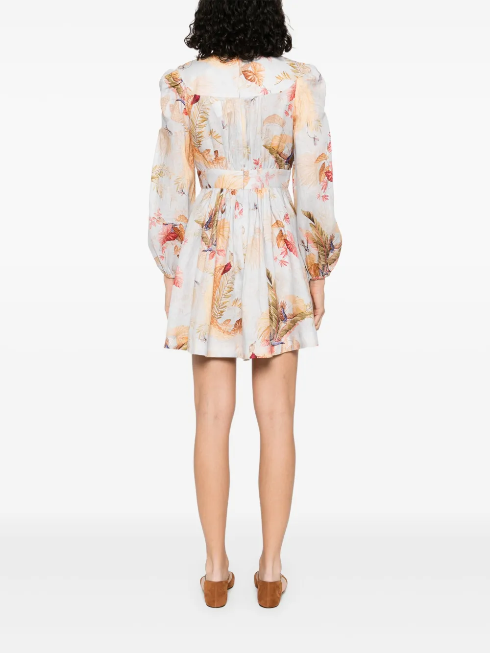ZIMMERMANN Ascension mini-jurk Blauw