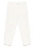 michael coal logo-tag trousers - White